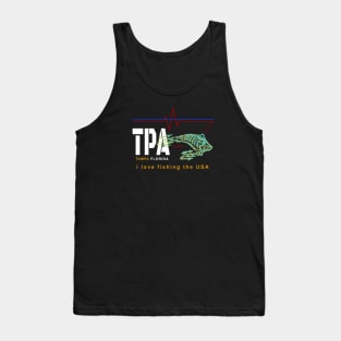 Tampa Bay FL., TPA, I love fishing the USA Tank Top